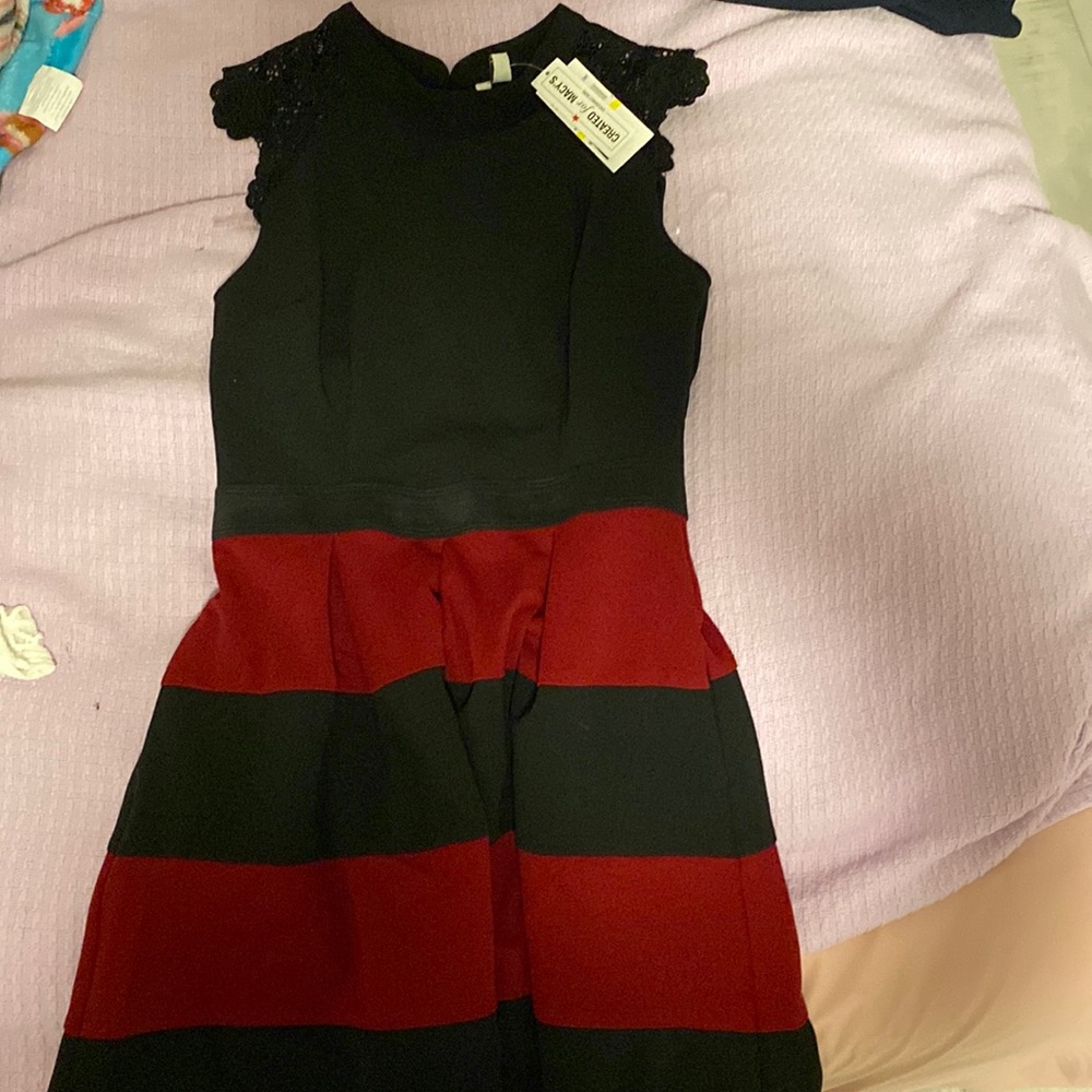 Speechless black and red dress